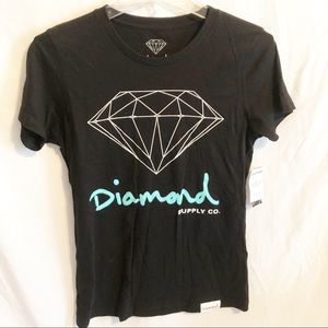Women’s Diamond Supply Co. Logo Shirt M NWT